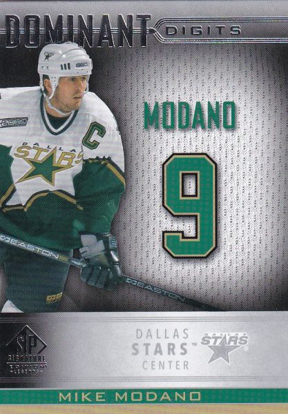 insert karta MIKE MODANO 20-21 SP Signature Legends Dominant Digits číslo DD-37